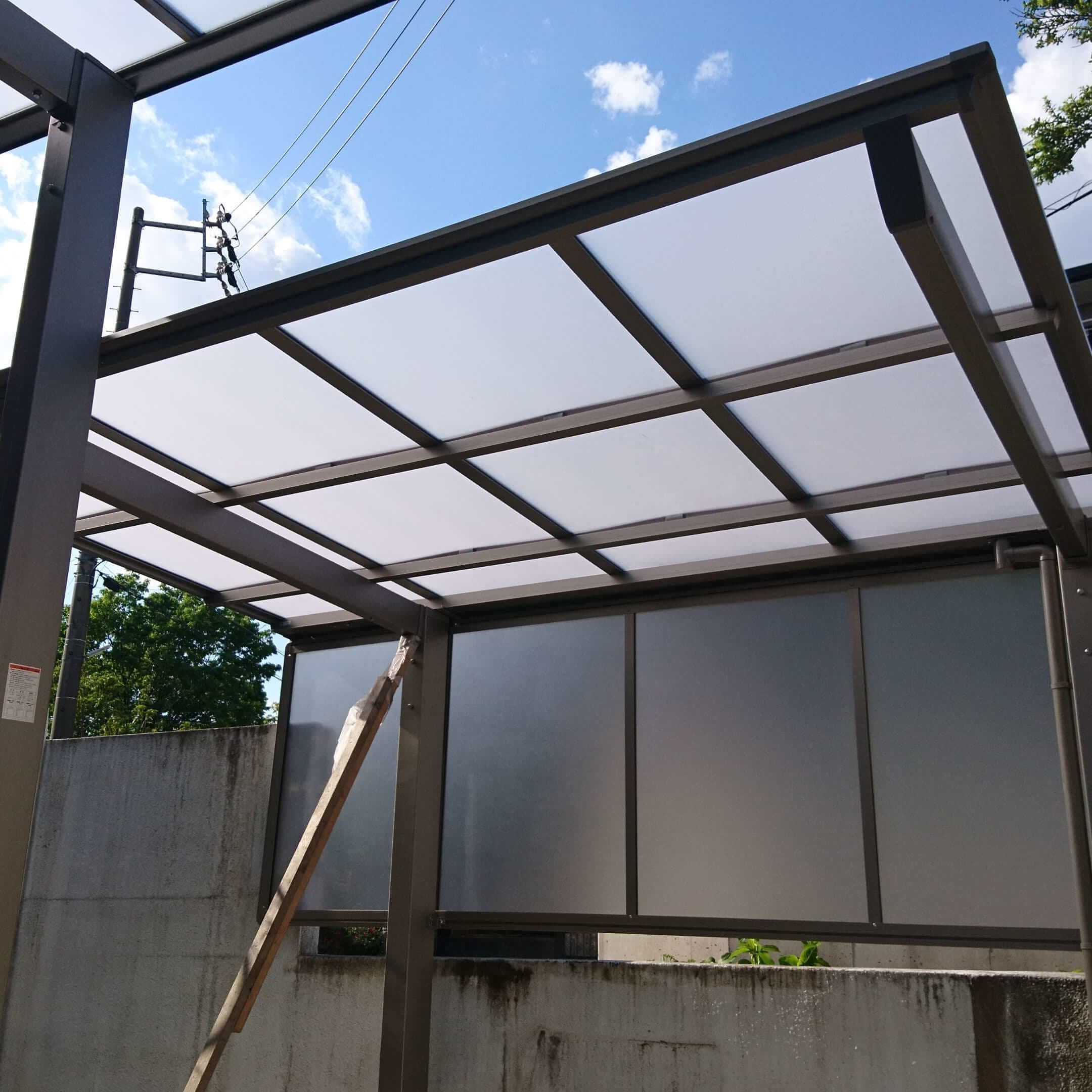 サイクルポート修理 名古屋市東区 | サイクルポート修理ならエクステリアの窓口名古屋市東区