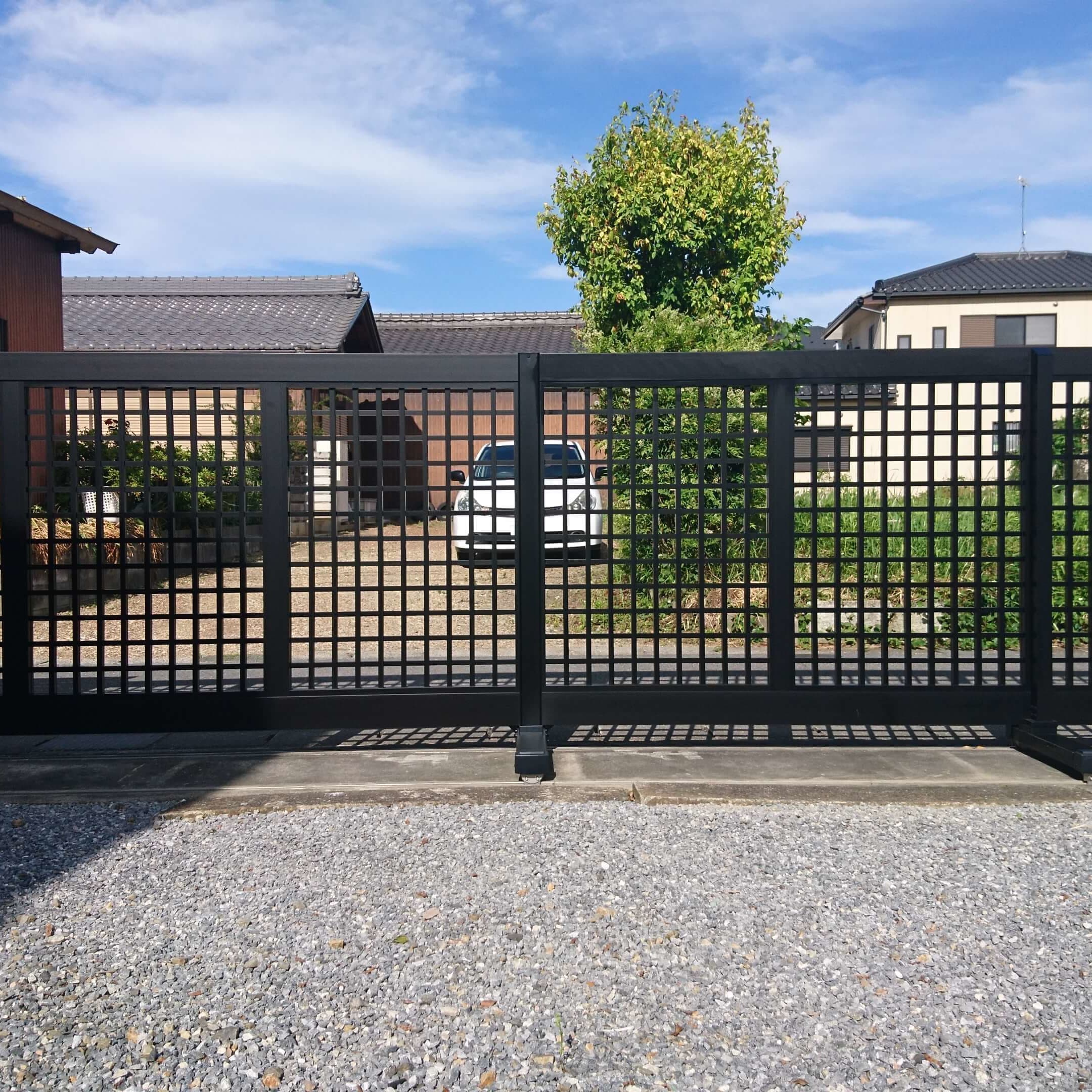 大型引戸門扉新設・取替え 名古屋市東区 | 大型引戸門扉新設・取替えならエクステリアの窓口名古屋市東区