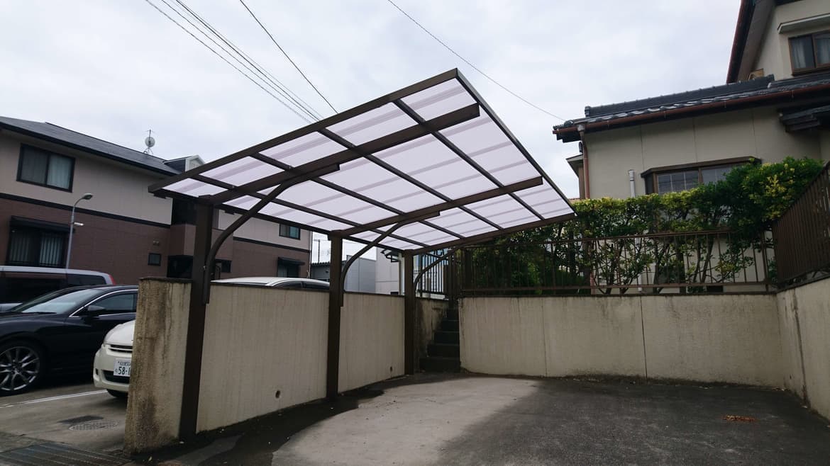 カーポート波板交換 名古屋市東区 | 波板交換ならエクステリアの窓口名古屋市東区