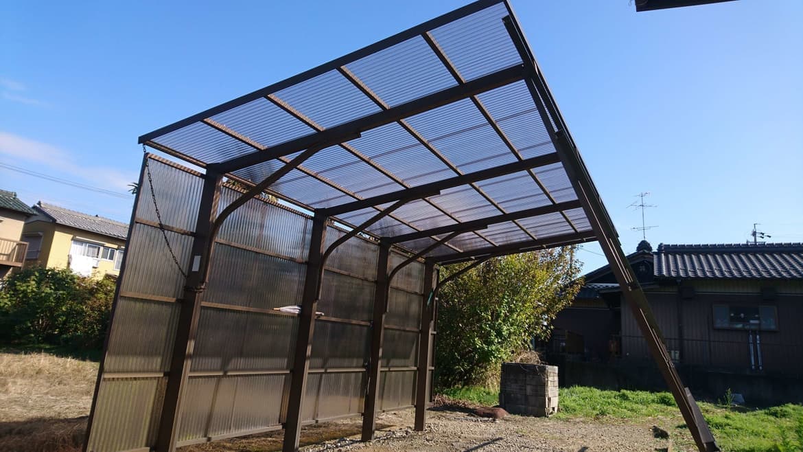 波板張替え 名古屋市東区 | エクステリアの窓口名古屋市東区