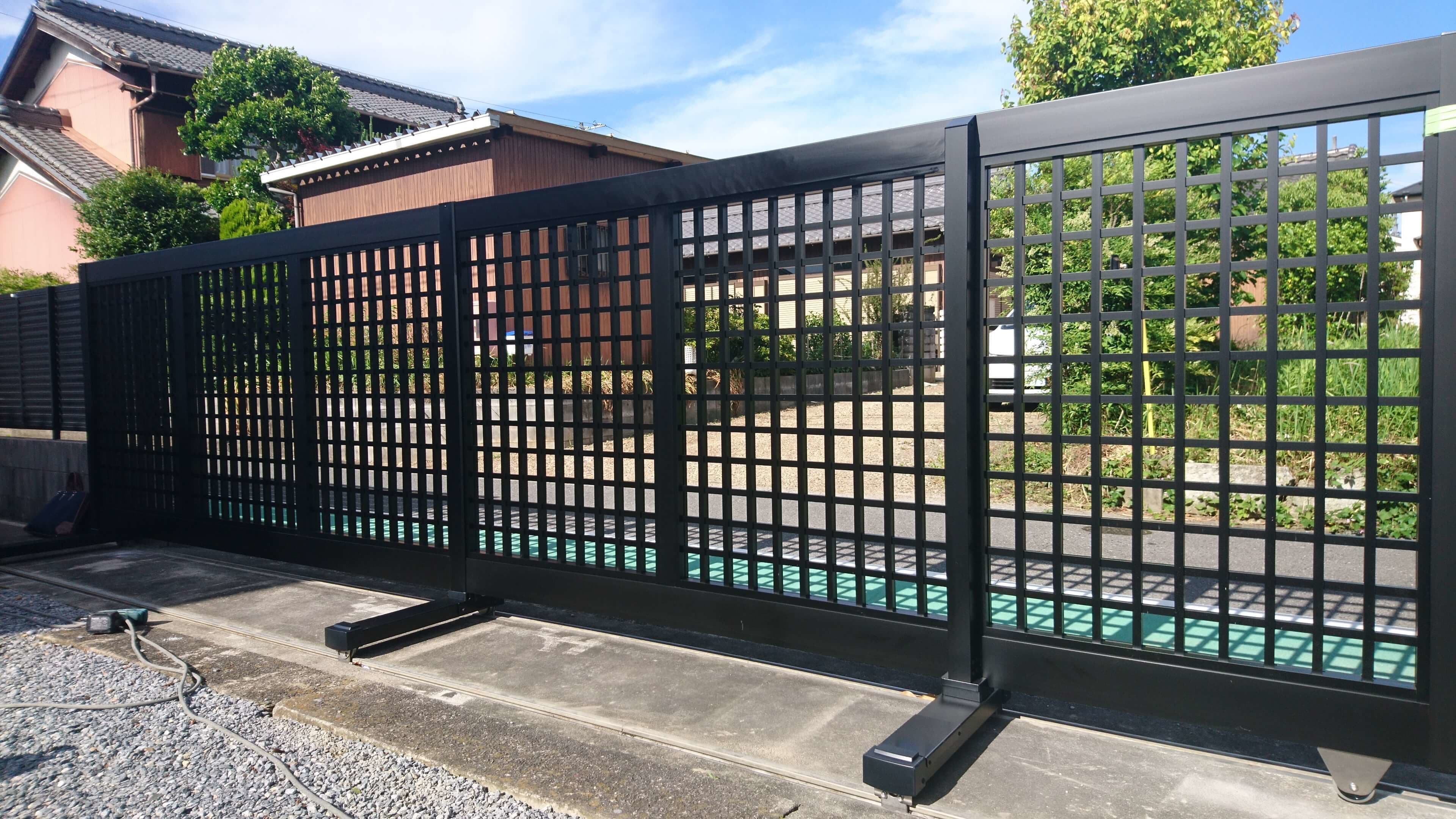 大型門扉修理 名古屋市東区 | エクステリアの窓口名古屋市東区