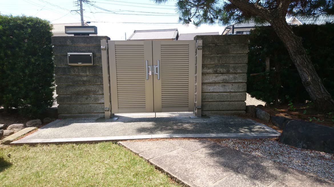 門扉取替え 名古屋市東区 | 門扉の取替えならエクステリアの窓口名古屋市東区