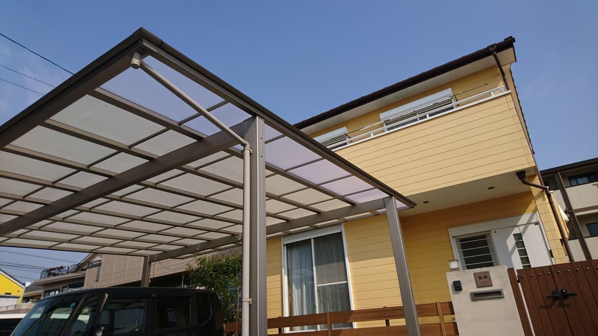 カーポート部材交換 名古屋市東区 | カーポート修理ならエクステリアの窓口名古屋市東区