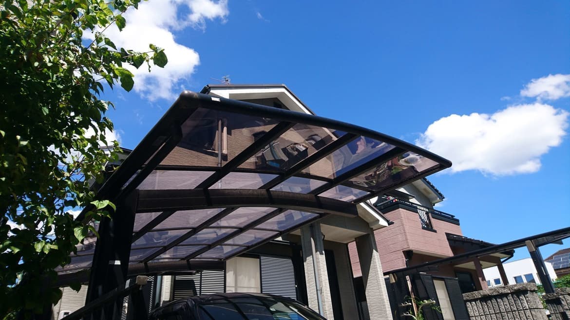 カーポート台風対策 名古屋市東区 | カーポート修理ならエクステリアの窓口名古屋市東区