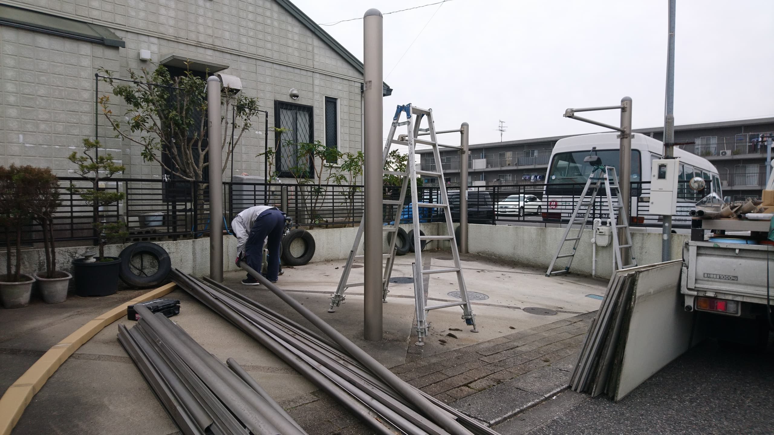 カーポート解体撤去 名古屋市東区 | カーポート解体撤去ならエクステリアの窓口名古屋市東区